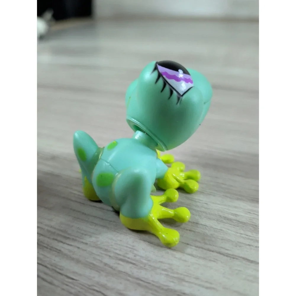 LPS Littlest Pet Shop Green Gecko LOT OF 4